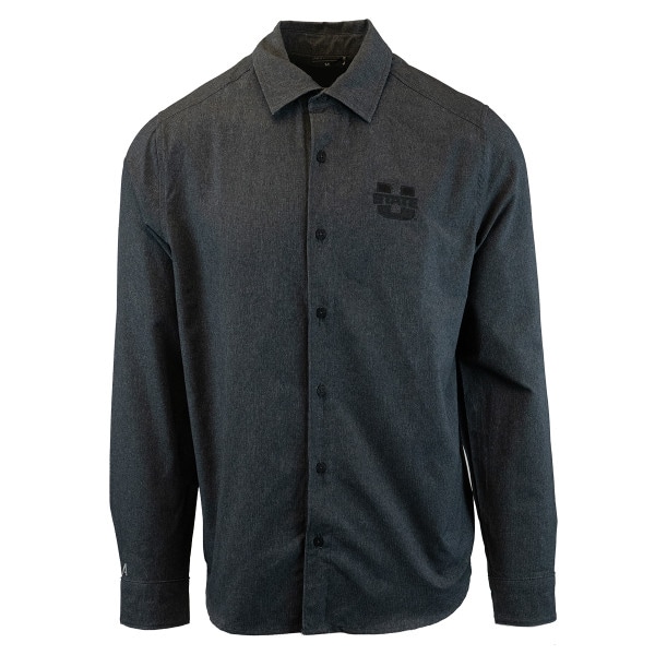 Men's U-State Blackout Button-Up Shirt